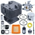 thumbnail image 3 of 35mm cylinder piston carburetor kit for Stihl FS120 FS200 FS250 chainsaw part 4134 020 1213, 4134 030 2011, 4134 120 0653, 3 of 5
