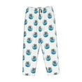 thumbnail image 4 of Naloa Turtle Print Women’s Ultra-Soft Comfy Pajama Lounge Pants with Pockets & Drawstring, 4 of 8