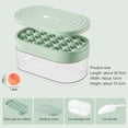 thumbnail image 3 of Caja De Moldes De Hielo Tipo Prensa Ice Cube Maker Creativo Molde de hockey sobre hielo Hogar para cerveza Café (Verde C) Likrtyny Libre de BPA, 3 of 7