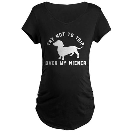 

CafePress - Try Not To Trip - Maternity Dark T-Shirt