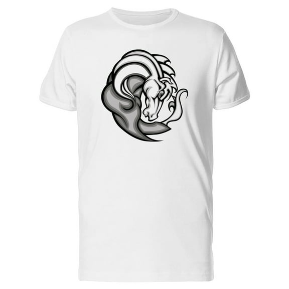 Amazing Mustang Bronco Horse T-Shirt Men -Image by Shutterstock, Male XX-Large