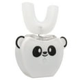 thumbnail image 4 of Cepillo de dientes eléctrico de silicona para niños, recargable en forma de U, limpieza bucal de 360 grados, resistente al agua IPX7, 4 of 14