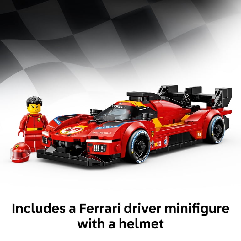LEGO Speed Champions Ferrari 499P - Building Toy for Boys & Girls