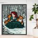 thumbnail image 4 of Pintura de diamante 5D DIY Kit de taladro de forma especial parcial decoración de niña 45x55cm, 4 of 9