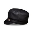 thumbnail image 4 of Genuine Leather Men Baseball Cap Hat Men's Real Leather Adult Solid Adjustable Hats Caps ,Comfortable to Wear, 4 of 7