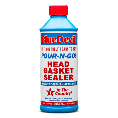 BlueDevil Head Gasket Sealer | Pour-N-Go (Best Head Gasket Repair Sealant)