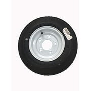 Loadstar 30060; 480-8 C/5H K371 Trailer Tire & White Wheel