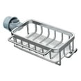 thumbnail image 4 of Estante de almacenamiento para grifo de cocina, soporte para esponja, colgador de paño de jabón fácil de limpiar para baño, cocina, lavadero argén, 4 of 8