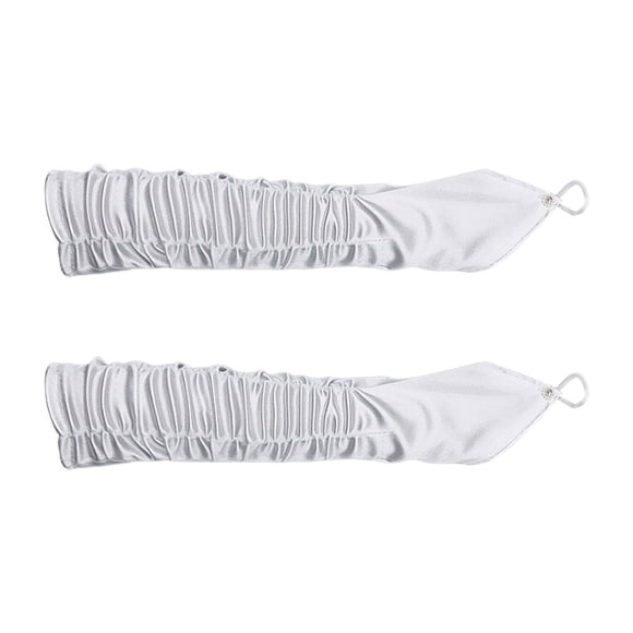 tamizeot Stylish Satin Fingerless Gloves For Chic Evening Parties Unique Elegant Wedding Accessories Long Opera Party Gloves