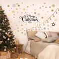 thumbnail image 2 of Christmas Static Window Sticker Traceless Wall Decal, DIY Xmas Shop Window Clings Home Wall Decor,Snowflakes, Dots Pattern Stickers, 2 of 5