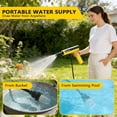 thumbnail image 6 of Portable Cordless Pressure Washer, 5-in-1 Nozzle, 1000 PSI High for Car, Patio, Garden, Camping Cleaning, 6 of 9