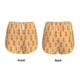 thumbnail image 4 of Disketp Pineapples Print Women's Shorts Workout Shorts for Athletic Gym Running Shorts with Phone Pockets X-Large, 4 of 8