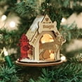 thumbnail image 2 of Old World Christmas K-9 Cottage Wooden Doghouse Ornament for Christmas Tree, Beagle, 2 of 4