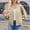*Beige, variant on ClodeEU Women's Cropped Jacket,Long Sleeve Button Lightweight Jacket,Casual Trendy Outwear Hot Pink,Womens Plus XL