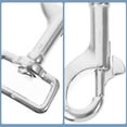 thumbnail image 4 of UKCOCO 2pcs Heavy Duty Stainless Steel Swivel Hooks Silver Quick Attachment Pet Accessories Dog Walking, 4 of 6
