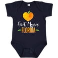 thumbnail image 3 of Inktastic Fort Myers Florida Orange in Heart Boys or Girls Baby Bodysuit, 3 of 5