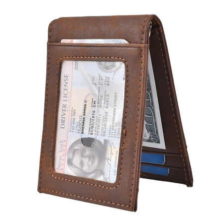Woogwin - Money Clip Wallet Mens RFID Blocking Slim Bifold Front Pocket Wallet - www.semadata.org