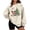 Beige, variant on Feancey Crewneck Sweatshirt Women Christmas Tree Graphic Sweatshirts Oversized Long Sleeve Loose Pullover Tops Soft Fleece Sweatshirt Black XXL