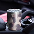 thumbnail image 4 of 30oz Pink and Purple Of Leopard Print Tumblers Stainless Steel Tumbler with Lid and Straw,Vacuum Insulated Double Wall Travel Tumbler Cups Mug with Cleaning Brush for Coffee,Tea, 4 of 7