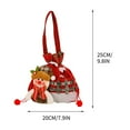 thumbnail image 2 of SDJMa Christmas Gift Bags with Drawstring, 8x10in Cute Snowman Christmas Treat Bags Goody Gift Bags Xmas Candy Bags Reusable Gift Wrapping Bags Xmas Holiday Party Favors, 2 of 7