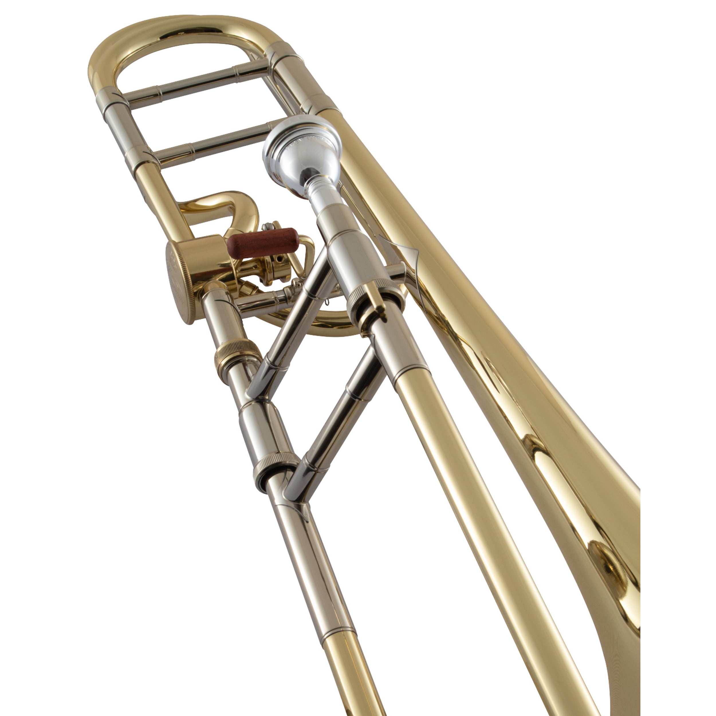 Bach 42A Stradivarius Trombone with Hagmann Valve 42A Yellow Brass Bell Standard Slide