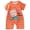 Orange, variant on Unisex Baby Cotton Romper Boys Short Sleeve One-Piece Jumpsuit Girls Snap-up Bodysuits Summer Clothes Outfits 3-18M (White, 12-15 Months)