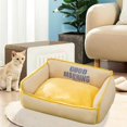 thumbnail image 1 of Cama para perros, antideslizante, para dormir, para mascotas, sofá cama, cálida, con almohadilla para perrera, extraíble, cómoda y lavable, cama para M, 1 of 8