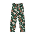 thumbnail image 6 of Uemuo Lilies Flowers Pattern Men's Wide Leg Palazzo Lounge Pants with Pockets Light Weight Loose Comfy Casual Pajama Pants-X-Large, 6 of 9