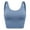 Blue, variant on KingShop Sports Bra For Women Back Strappy Yoga Bra Sexy Backless Lingerie Bra Top Fitness Excercise Running Tank Top with Removable Pads
