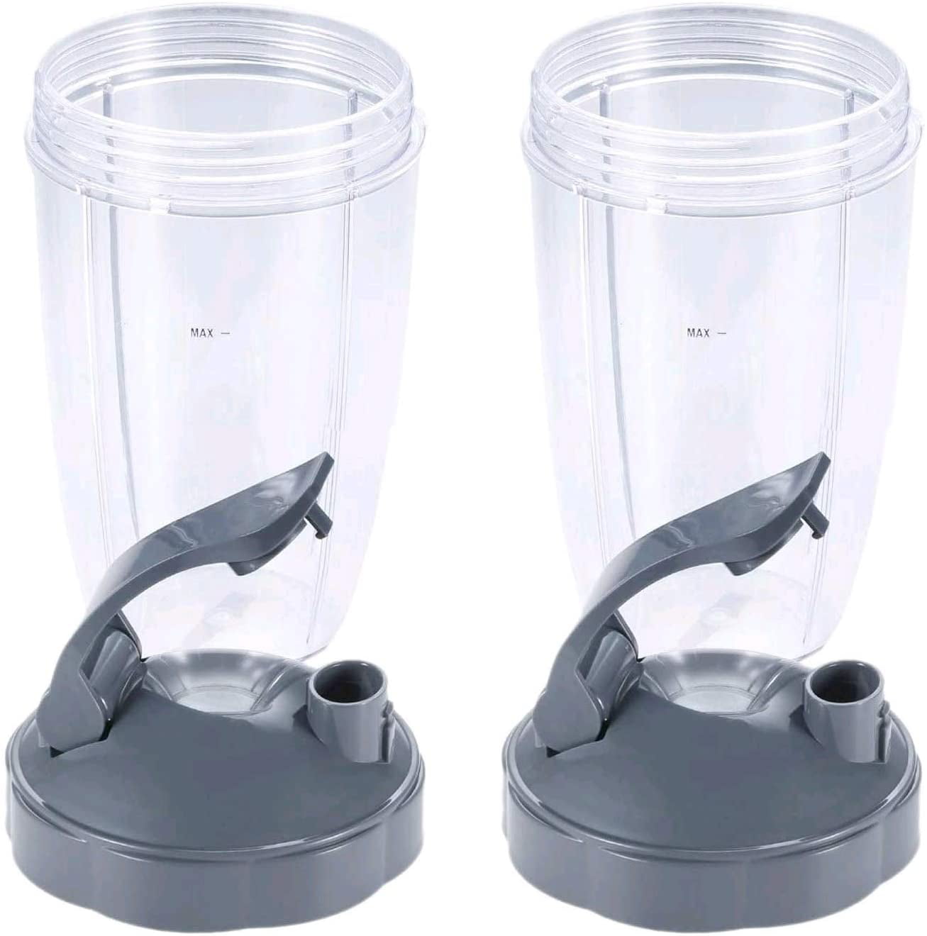 aokur Extractor Blade w Gasket and Flip Top Lid Combo for NutriBullet 600W & 900W Blenders Accessories Replacement