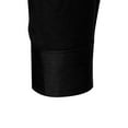 thumbnail image 6 of safuny Men's Slim Dress Shirt Long Sleeve Button Down Embroidered Casual Top Black L, 6 of 6