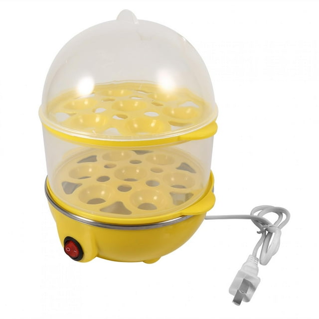 Cuiseur Vapeur pour Oeufs à Double Couche, Cuiseur d'Oeufs, Fabricant d'Oeufs pour Oeufs