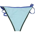 thumbnail image 2 of American Eagle Womens Solid Bikini Swim Bottom, Blue, Small, 2 of 2