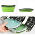 thumbnail image 7 of Collapsible Dog Bowls with Lids, 2 Pack Portable Travel Dog Bowls for Small Medium Large Dogs, Silicone Foldable Outdoor Dog Cat Food Water Bowls for Camping Hiking Road Trip, Pink 17 oz, 7 of 7