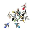thumbnail image 4 of BLESIYA 3x12Pcs Beaded Angel Heart Wing Faceted Glass DIY Dangle Pendant Multi, 4 of 8