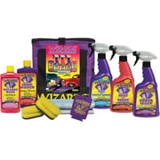 Wizards Car Detailing Kit - Premium and Comprehensive Car Cleaning Kit - 7 Piece Car Detail Kit with Mist n Shine, Tire and Vinyl Shine, Wash, Shine Master - Great Car Cleaning Gift Set