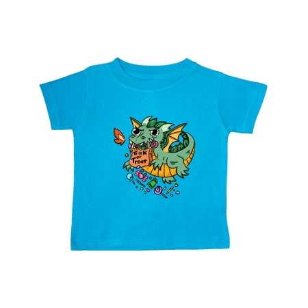 

Inktastic Trick Or Treat Cute Halloween Dragon Gift Baby Boy or Baby Girl T-Shirt