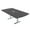 Asian Night w/Silver Base with Electric, variant on 6 Person Arc Rectangle Meeting Room Table 7Ft Data And Electric Module