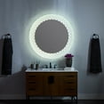 thumbnail image 5 of Oxygen Lighting 3-1201-0 Perla 30" Diameter Modern Circular Aluminum Framed Bathroom Wall, 5 of 7