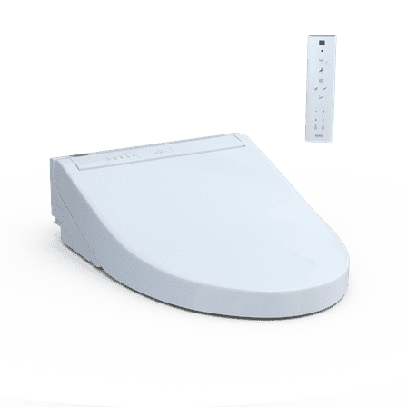 TOTO® C5 WASHLET®  Ready Electronic Bidet Toilet Seat with PREMIST and EWATER  Wand Cleaning, Elongated, Cotton White - SW3084T40#01