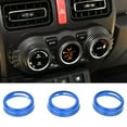 thumbnail image 1 of For Suzuki Jimny 2019 2020 Accessories AC Air Conditioning Knob Button Ring Trim, 1 of 7