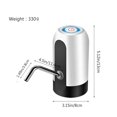 thumbnail image 5 of Electric Portable Water Dispenser Pump for 5 Gallon Bottle Usb Charge With Extension Hose Barreled Tools, 5 of 7