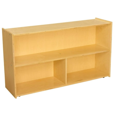 

Childcraft ABC Furnishings 2-Shelf 3-Compartment Storage Unit 48 x 13 x 27-3/8 Inches