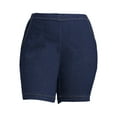 thumbnail image 4 of JMS Just My Size by Hanes Women's Plus Size Pull On Shorts with Pockets, Single and 2-Pack, 9” Inseam, Sizes 0X-4X, 4 of 6