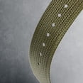 thumbnail image 4 of Nylon Watch Band,20mm Width,Nylon Multicolor Replacement Watch Straps with Silver Buckle for Men Women （Green）, 4 of 4
