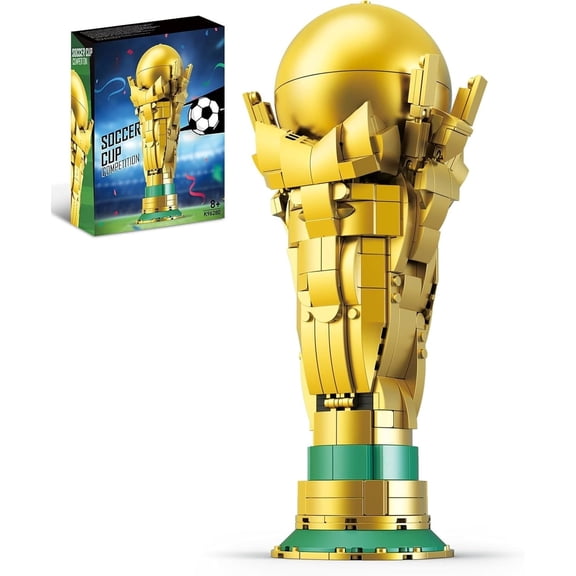 Remocguys Soccer Trophy Building Set Compatible with Lego World Soccer Award STEM Collection Display Model for Football Fans, 446pcs