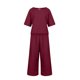 thumbnail image 4 of Puntoco moda mujer verano sólido cuello redondo Casual manga corta top + pantalón conjunto liquidación Puntoco Puntoco-4012, 4 of 6