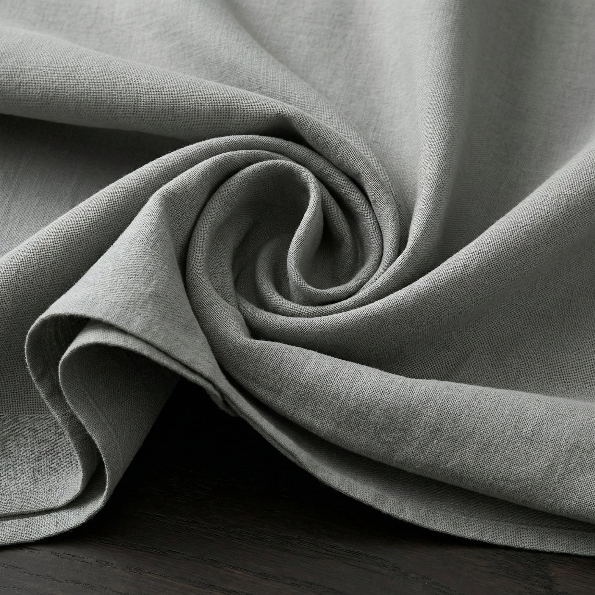 Unique Bargains 12Pcs Cotton Washable Elegant Cloth Napkins Dark Gray 16x16inch