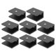 thumbnail image 1 of 8Pcs Glass Shelf Clamp Wall Mounted Glass Shelf Brackets Holders Support, 1 of 3