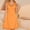 Orange, variant on ZZwxWA Women's Sleeveless Lace Nightgown Adjustable Spaghetti Strap Cami Night Dress Sleepwear
